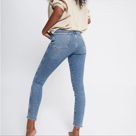 Free People Denim - Free People Raw High-Rise Jegging -‎ Sierra